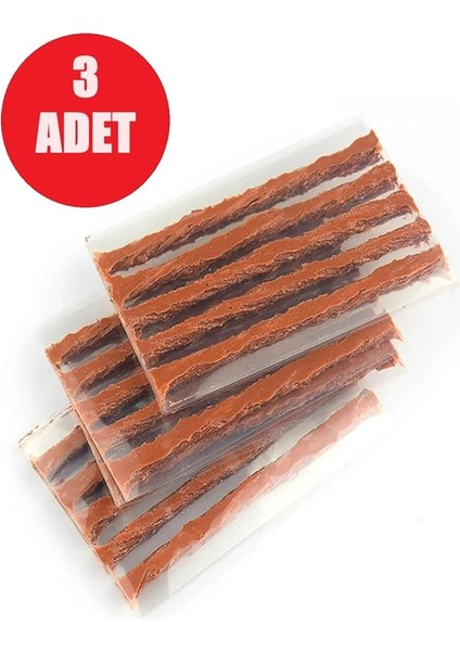 3 Adet 5'li Araç Motosiklet Lastik Tamir Fitili Lastik Onarım Için Yedek Fitil modelleri