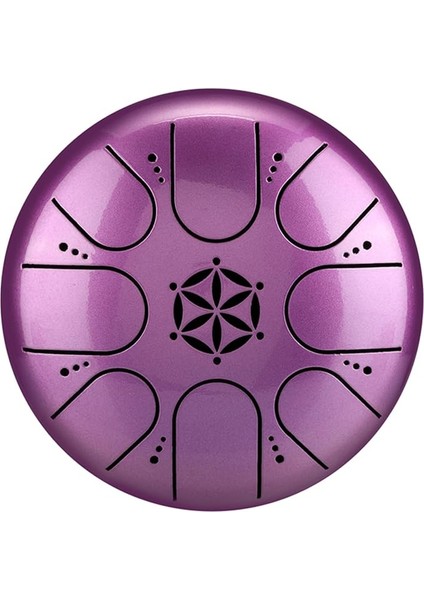 5 Inç Çelik 8 Notlar Handpan Davul Davul Çekiç ile Parmak Seçtikleri Perküsyon Meditasyon Yoga Için