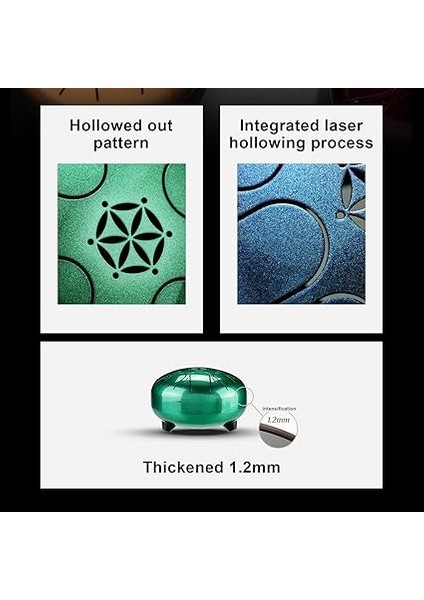 5 Inç Çelik 8 Notlar Handpan Davul Davul Çekiç ile Parmak Seçtikleri Perküsyon Meditasyon Yoga Için indirimleri