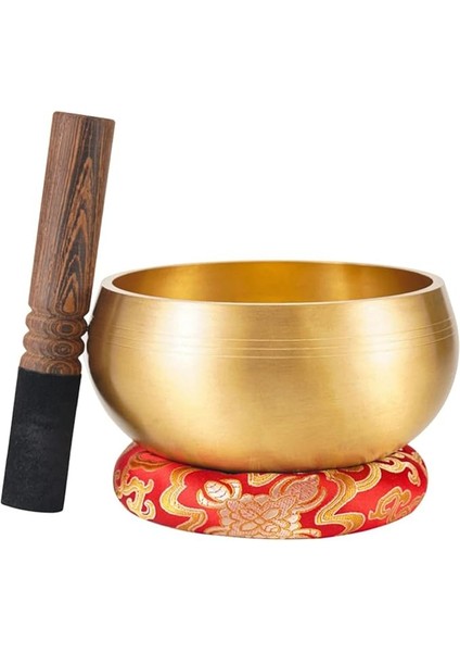 Bless El Yapımı Tibet Şarkı Kase Seti - Meditasyon, Yoga ve Çakra Dengeleme Için Nepal Ses Kasesi, Dekoratif Farkındalık Hediyesi (12 Cm/4,7 Inç)