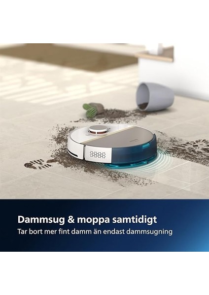 7000 Serisi Homerun Aqua Islak Kuru Robot Süpürge, Otomatik Boşaltma Istasyonlu, Homerun, XU7100/02 indirimleri