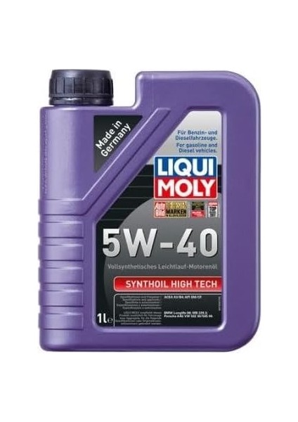 Moly Synthoil High Tech 5W-40 1 Litre Otomotiv Bakım Ürünü fiyatları