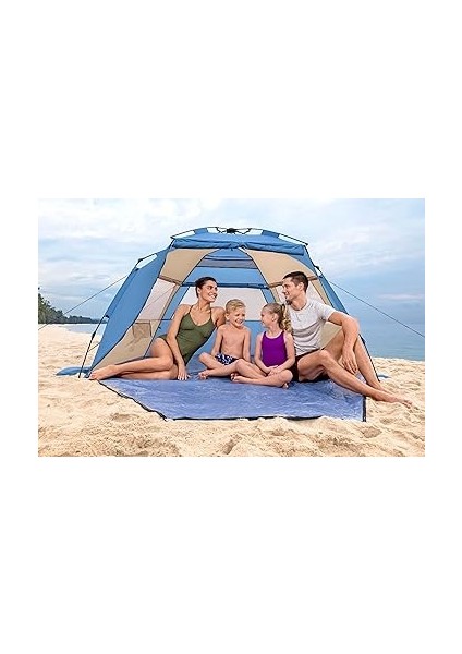 Swiftclick Kurulumlu Bestway Dome 4 Plaj Çadırı, 42 Inç ve 50 Inç x 7 Ft 10 Inç x 49 Inç Veya 1.07 M ve 1.27 M x 2,40 M x 1.25 M fiyatları