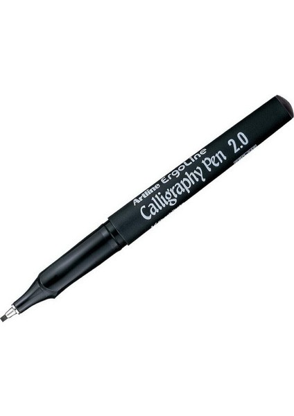 Ergoline Calligraphy Pen 2.0 Kaligrafi Kalemi, 2.0 Mm, Siyah