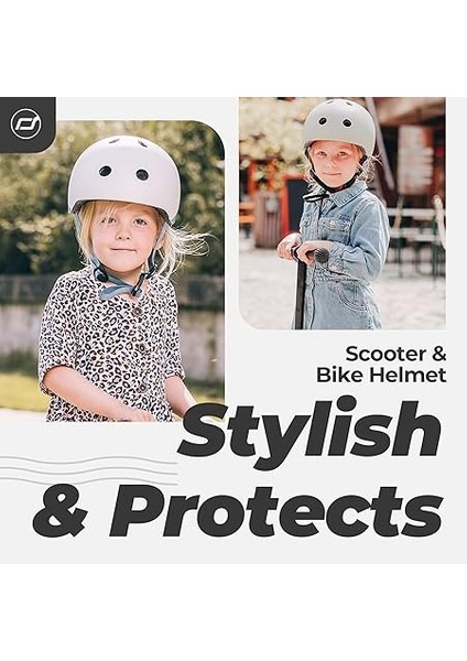 And Ride Ayarlanabilir Askılı Bebek Kaskı, Mat Kaplama, S ve M Bedenler, LED Güvenlik Işığı ve Ek Koruma Için Yumuşak Polar Dolgu Dahil fiyatları