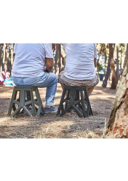 Life Çok Amaçlı Katlanabilir Büyük Boy Gri Tabure MIT1168 indirimleri