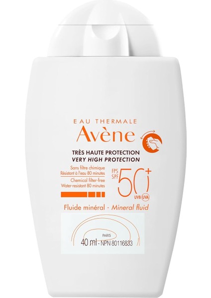 Eau Thermale Fluide Mineral Filtreli Spf 50+ Güneş Kremi (40 Ml)