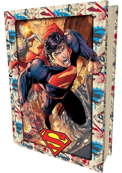 3D - Superman - 300 Parça Puzzle - Metal Kutu