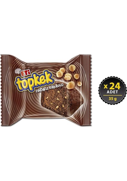 Topkek Fındıklı Kakaolu Kek 35 G x 24 Adet fiyatları
