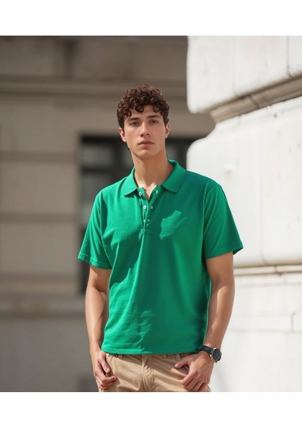 Erkek %100 Pamuklu Lakost Kumaş Regular Fit Polo Yaka T-Shirt fiyatları