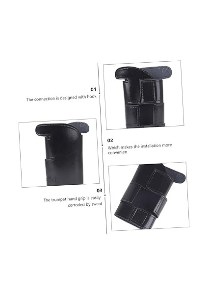Müzik Aletleri Için Koruyucu Kılıf Trompet Için Ud Enstrümanı Trompet Aksesuarı Yedek Trompet Koruması Vana Trompet Koruyucu Trompet Eldiveni Trompet Kayışı Deri Black fırsatları