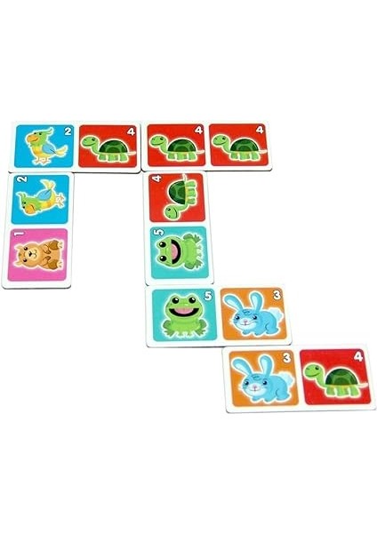 Domino Game Hayvanlar Kartları, 28 Kart, 2-4 Oyuncu, 3 Yaş ve Üzeri fiyatları