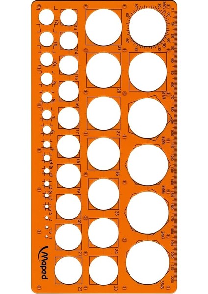 Ofis ve Kırtasiye 277620 Daire Şablonu fiyatları