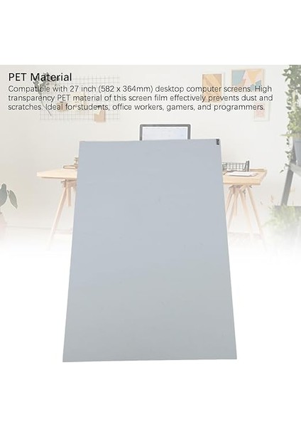 Mavi Engelleyici Ekran Koruyucu, 27 Inç Monitör Için Parlama Önleyici Ekran Koruyucu, Monitör Için Bilgisayar Ekranı Mavi Engelleyici, Göz Koruma Filtre Film fırsatları