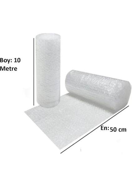 Balonlu Naylon Sargı 50 cm En 10 Metre Boyunda Havalı Eşya Koruma Ambalaj Pat Pat fiyatları