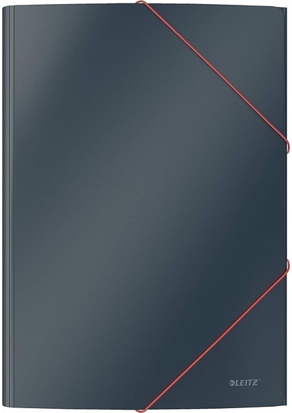 Cosy Soft Touch Lastik Kilitli Dosya, A4, Gri