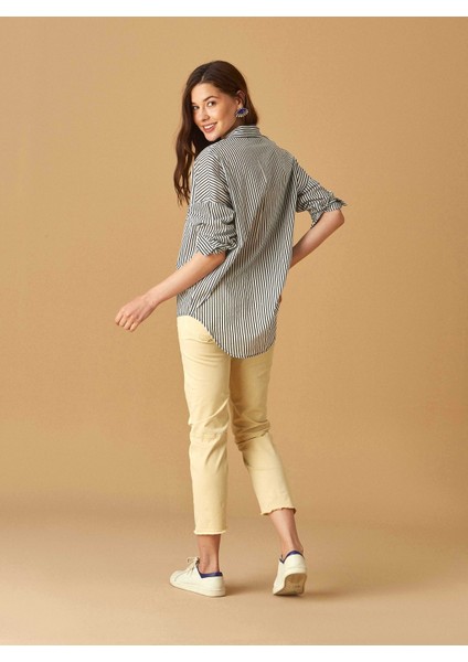 Kısa Paça Pantolon Ekru Y1853119_049 fiyatları