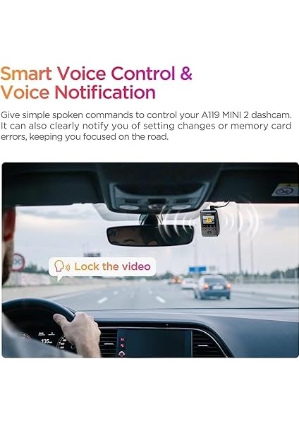 A119 Mini-2 Hdr 2k 60FPS 5ghz Wifi ve Gps'li Araç Kamerası indirimleri