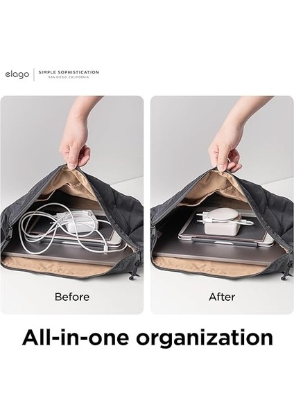 Şarj Kablosu Yönetim Kılıfı, Kablo Makarası Düzenleyici MacBook Pro 16" 2024 2023 2021 M4 M3 M2 M1 [A3403] [A3186] [A2991] [A2780] [A2485] 140W (Taş) ile Uyumlu indirimleri