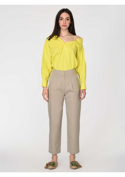 Yüksel Bel Kadın Pantolon Taş Y1912066_044 modelleri