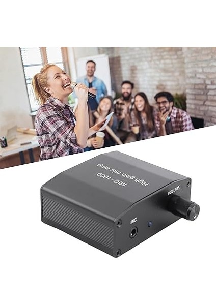 Ses Kalitesi Için 1000X Amplifikasyon Mikrofonlu Amplifikatör ile Yüksek Kazanç Mikrofon Amplifikatörü Dayanıklı Alüminyum Kompakt Tasarım modelleri