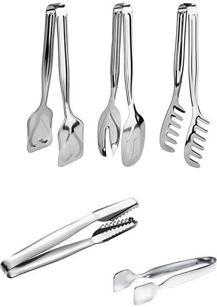 Home 5 Parça Maşa Set,makarna,salata,şeker,buz Maşası