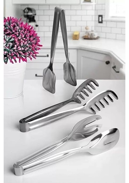 Home 5 Parça Maşa Set,makarna,salata,şeker,buz Maşası indirimleri