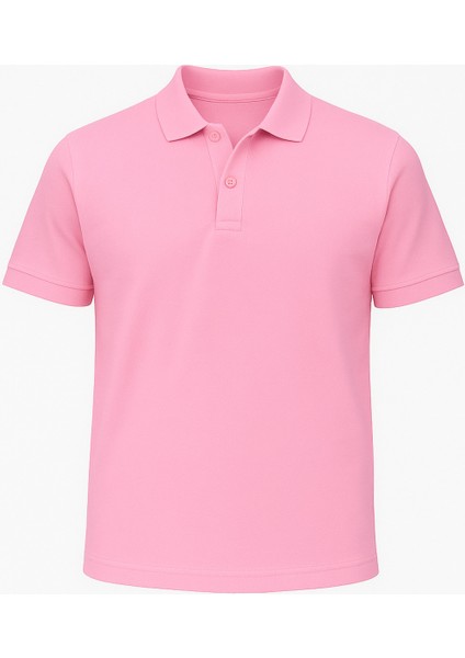 Erkek %100 Pamuklu Lakost Kumaş Regular Fit Polo Yaka T-Shirt