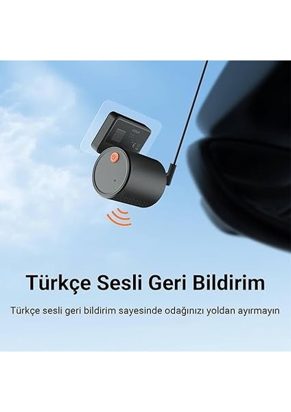 Mini 3 2k 1296P Wdr 135° Geniş Açı Lens Araç Kamerası indirimleri