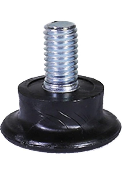 Nobel Bingo Rotil Ayak M8 Civatalı 25 mm Siyah Profil Ayağı 2.5 cm (10 Adet)