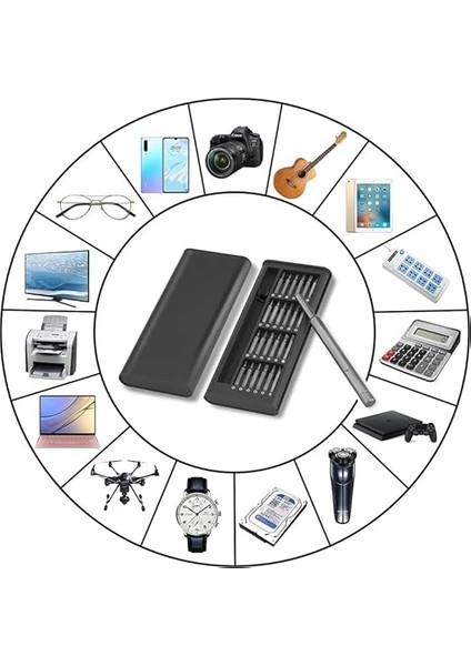 25 Parça Çelik Hassas Mekanik Kutulu Bits Tornavida Seti, Saatçi Tornavidası, Manyetik Mıknatıslı, Yıldız, Düz, Torx Uçlu, Gözlük, Saat, Dizüstü Bilgisayar, Tablet, Cep Telefonu, Kamera Tamiri Için fiyatları
