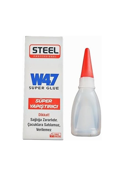 2 Adet Steel V47 Süper Hızlı Japon Yapıştırıcı, Çok Amaçlı Hızlı Yapıştırıcı, Güçlü Tutuş, Hızlı Yapıştırma, Dış Şoklara Dayanıklı, Süper Güçlü fiyatları