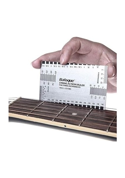 Gitar Cetvel Dize Eylem Cetvel Ölçer Aracı Elektrik Bas Akustik Gitar Mandolin Banjo (Ruler) fiyatları