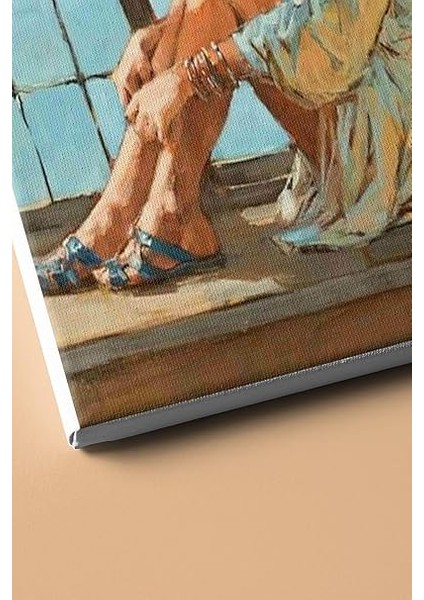 Sayılarla Boyama Seti Kasnaklı Yalnız Ama Huzurlu 50 x 65 cm modelleri