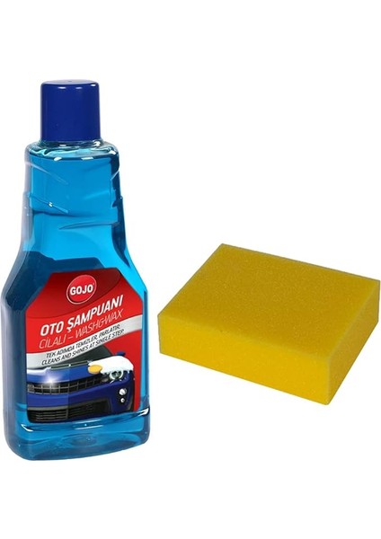 Cilalı Oto Şampuanı 1 L + Yıkama Süngeri