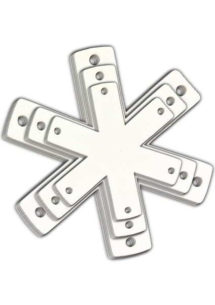 12 Adet Tencere Tava Koruyucu Düzenleyici Çizilme Önleyici Set (Beyaz)