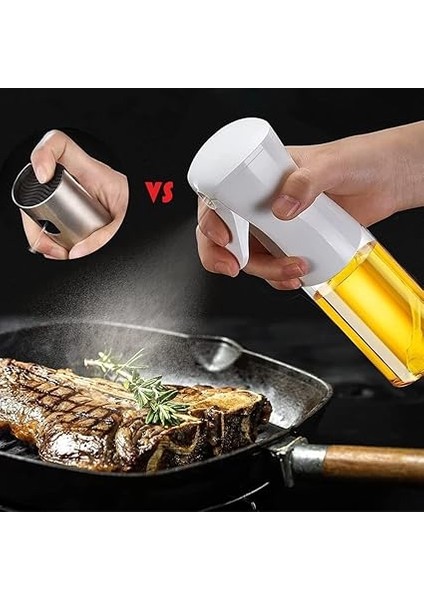 Sprey Yağdanlık Cam Şişe Yağ Püskürtücü 225 ml Airfryer Kızartma Izgara Salata Için Yağlık modelleri