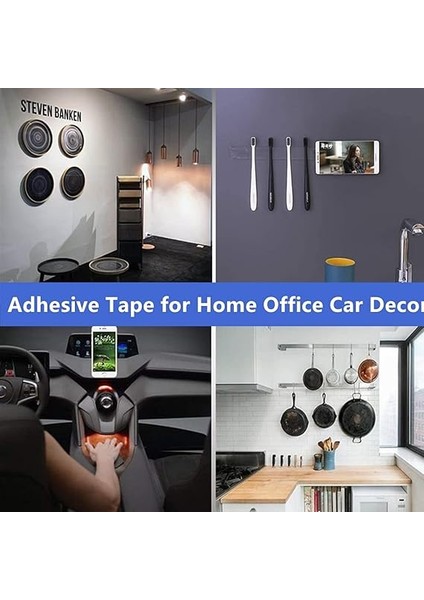 Çift Taraflı Yapışkan Bant, Montaj Bandı, Iz Bırakmayan ve Çıkarılabilir Nano Yapışkan Bant, Güçlü, Şeffaf, Çift Taraflı Yapışkan Bant, Ev Ofisinde Araba Dekorasyonu Için, Halı Paspasları modelleri
