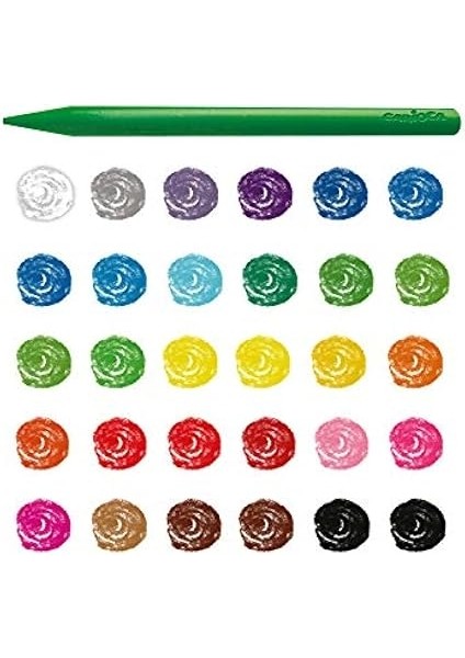 Jumbo Üçgen Elleri Kirletmeyen Yıkanabilir Pastel Boya Kalemi 12'li modelleri