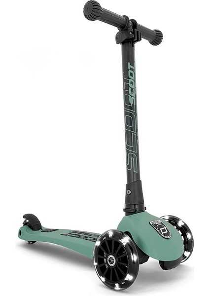 & Ride And Highwaykick 3 LED Tekerlekli Çocuk Er Yeşil 170301-96345