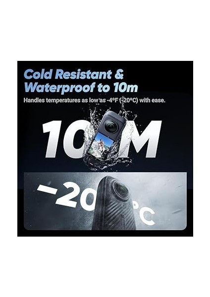 X4 Motosiklet Paketi - 8k Su Geçirmez 360 Aksiyon Dijital Kamera, 4K Geniş Açılı Video, Çıkarılabilir Lens Korumaları, 135 Dakika Pil Ömrü, Ai Düzenleme, Stabilizasyon, Spor, Seyahat, Siyah indirimleri