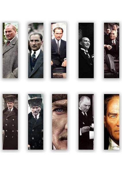 Adet Mustafa Kemal Atatürk Kitap Ayracı (40X145 Mm)