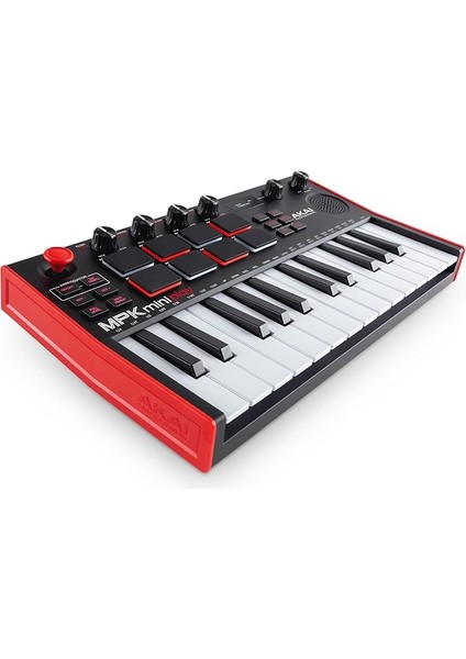 Professional Mpk Mini Play Mk3 - Mıdı Klavye Controller Dahili Hoparlör ve Dinamik 25 Tuş Yatağı, Mpc Pedleri ve Yazılım Paketi Dahil