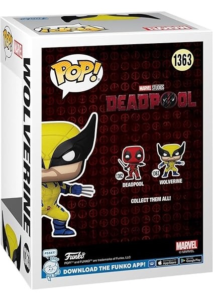 Pop Marvel: Deadpool 3 - Wolverine Figür modelleri
