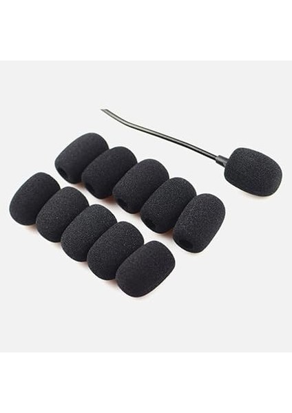 40 Adet Rüzgar Geçirmez Mikrofon Süngeri Yaka Mikrofonu Koruması Kayıt Sahne Ofis Için Kolay Kurulum fırsatları