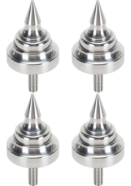 DVD Amplifikatör Cd'si Için Hıfı Hoparlörler Için Ayarlanabilir Paslanmaz Çelik Yalıtım Dikenleri Üreme (#1) indirimleri