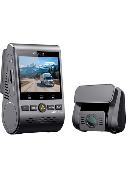 A129 Pro Duo 2 Kameralı Ön-Arka 4K Wifi Gps'li Araç Kamerası