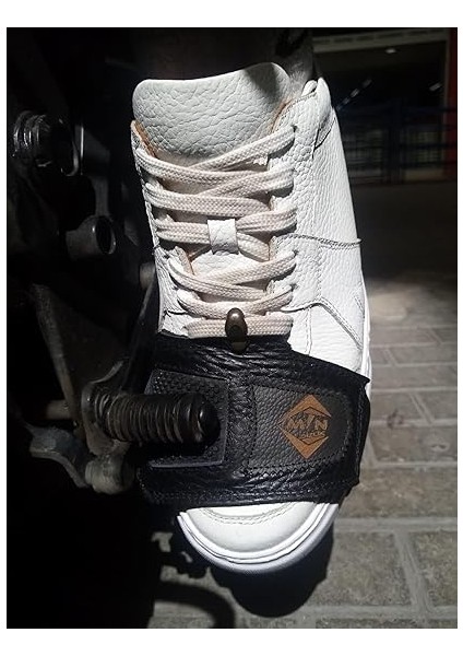Mtn MAK77 Motosiklet Ayakkabı Koruma Pedleri, Vites Ayakkabı Koruyucu,motorcycle Shoe Protector,motosiklet Deri AKSESUAR%100 Doğal Deri (Siyah) fiyatları