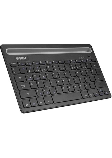 KM-BT803 Bluetooth Klavye Ultra Ince Mac/win/android/ios Uyumlu Tablet Standlı Kablosuz Klavye+2.4ghz Mouse Siyah modelleri