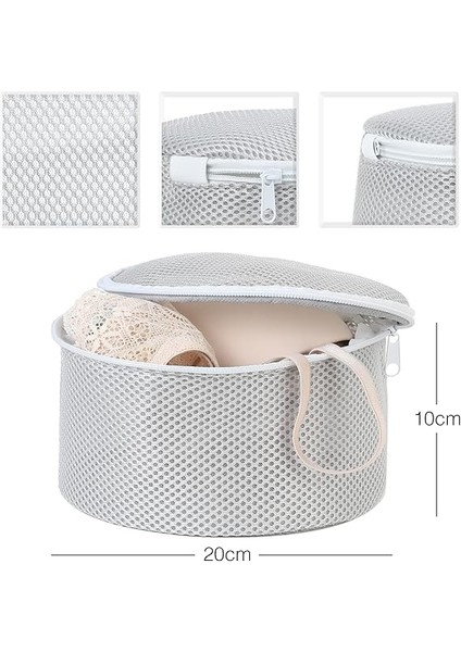 Home Textile Gri Renk Iç Çamaşırı Yıkama Filesi 20 x 10 cm fiyatları